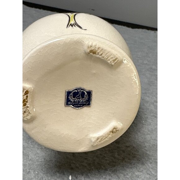 Vintage Royal Sealy Japan Ceramic Oil & Vinegar Decanter 1960s Farmer and Wife - Picture 4 of 11